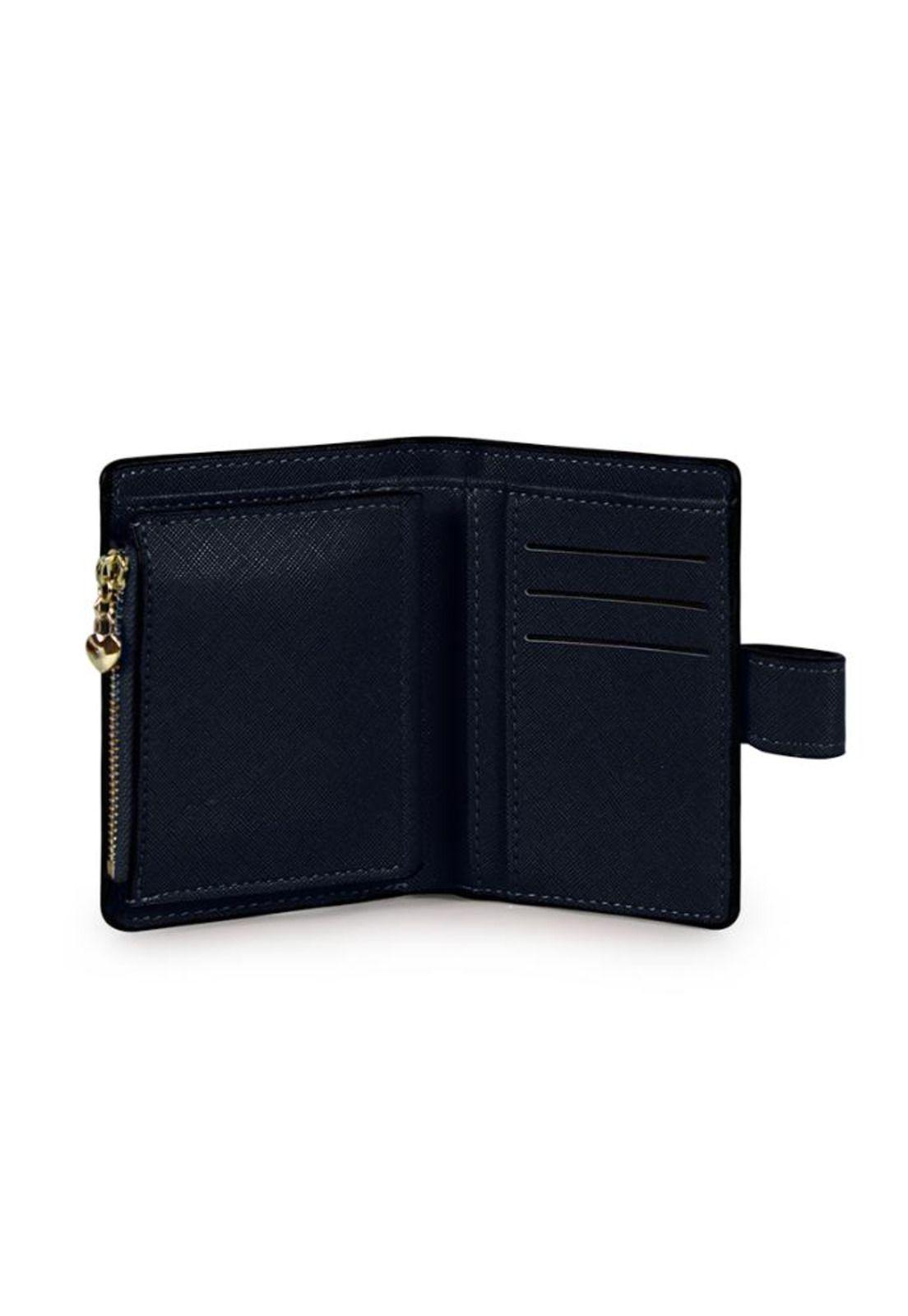 Billetera mujer Briana azul Carven-3