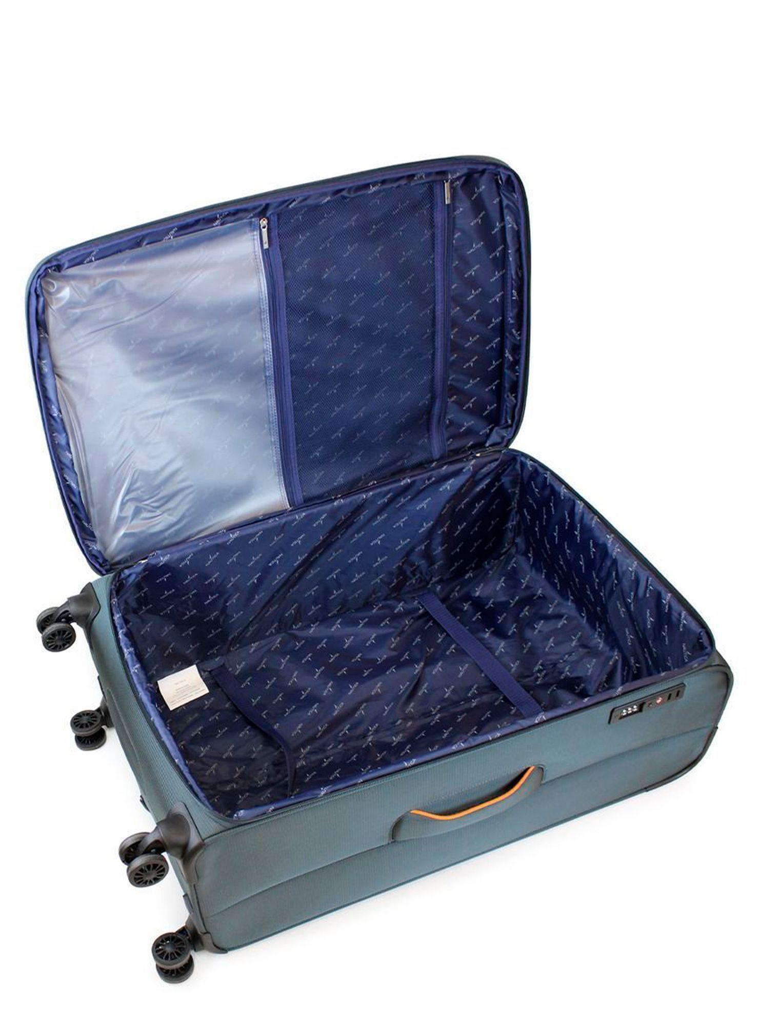 Set de 3 maletas blandas de tela S+M+L Nautica Lisboa gris-1