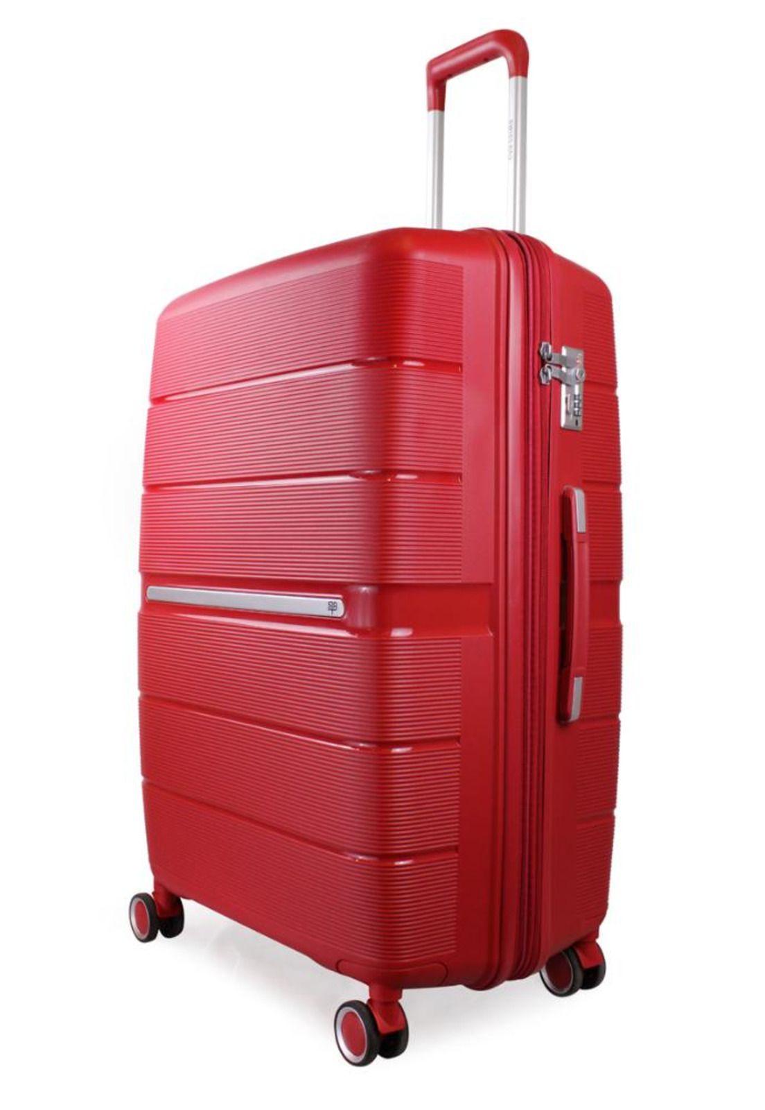 Pack 2 Maletas Xpos mediana 18kg +L grande 23kg Roja Swiss Bag-5