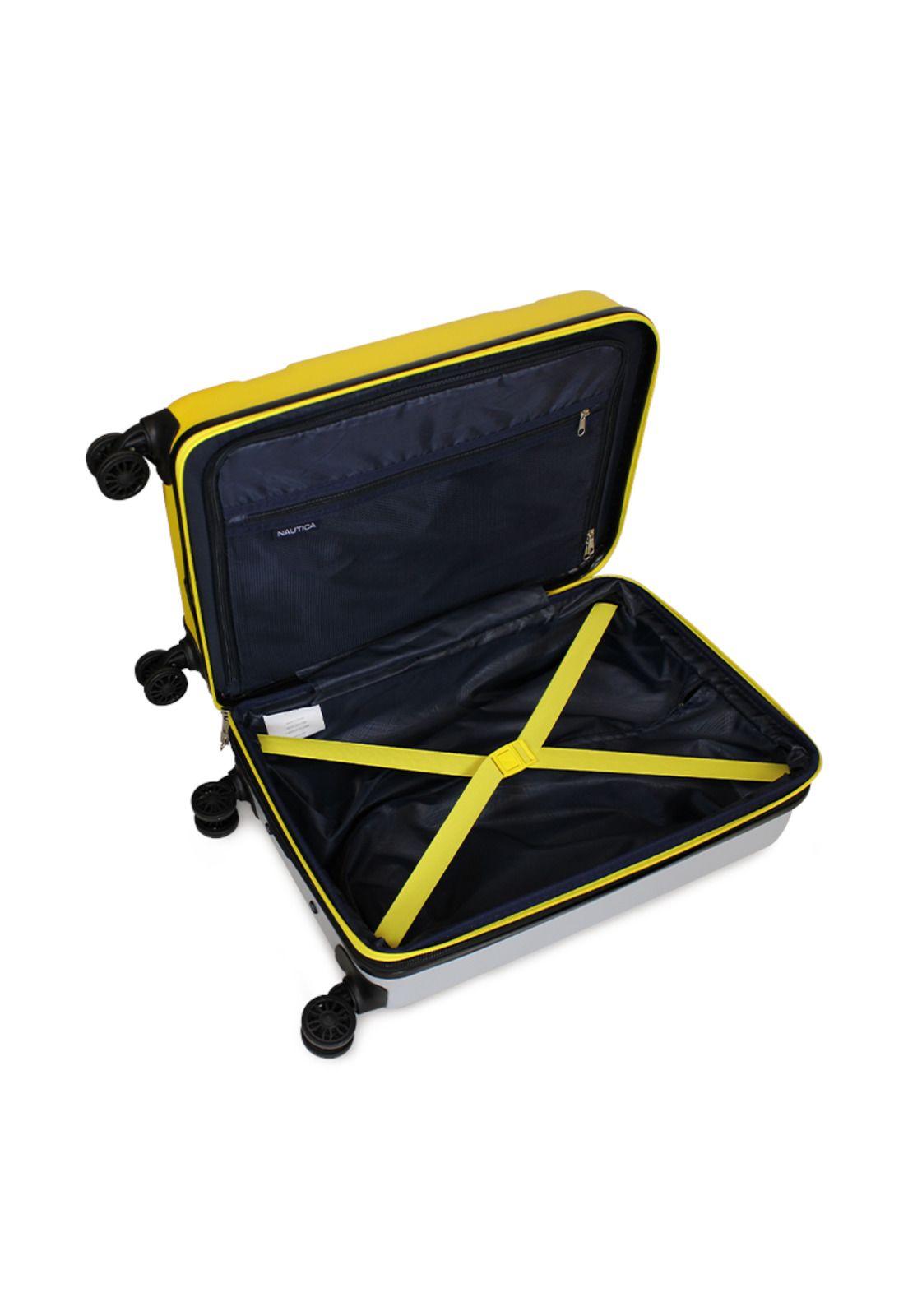 Pack Maleta cabina 10kg Bora amarilla + Toalla de playa Nautica-4