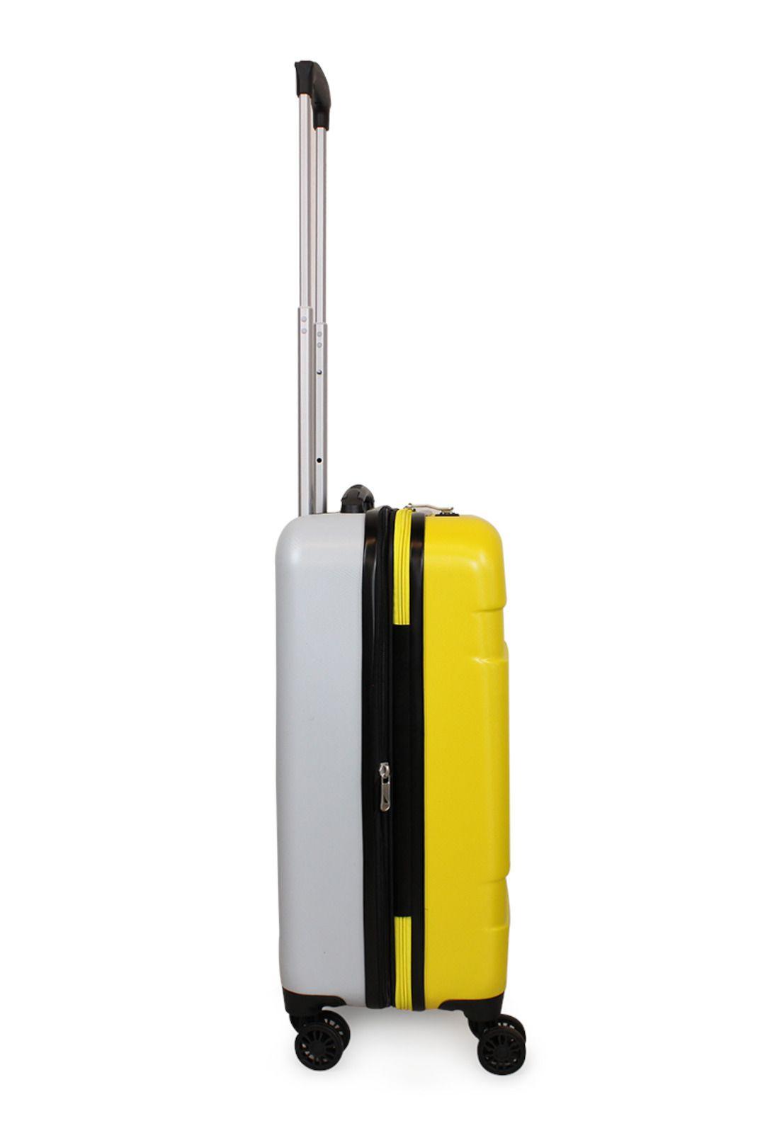 Pack Maleta cabina 10kg Bora amarilla + Toalla de playa Nautica-6