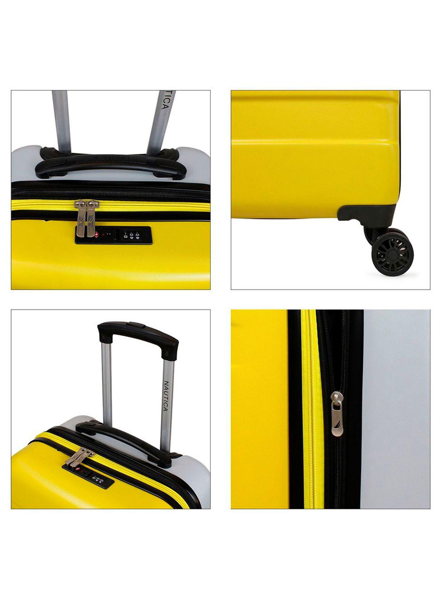 Pack Maleta cabina 10kg Bora amarilla + Toalla de playa Nautica-4