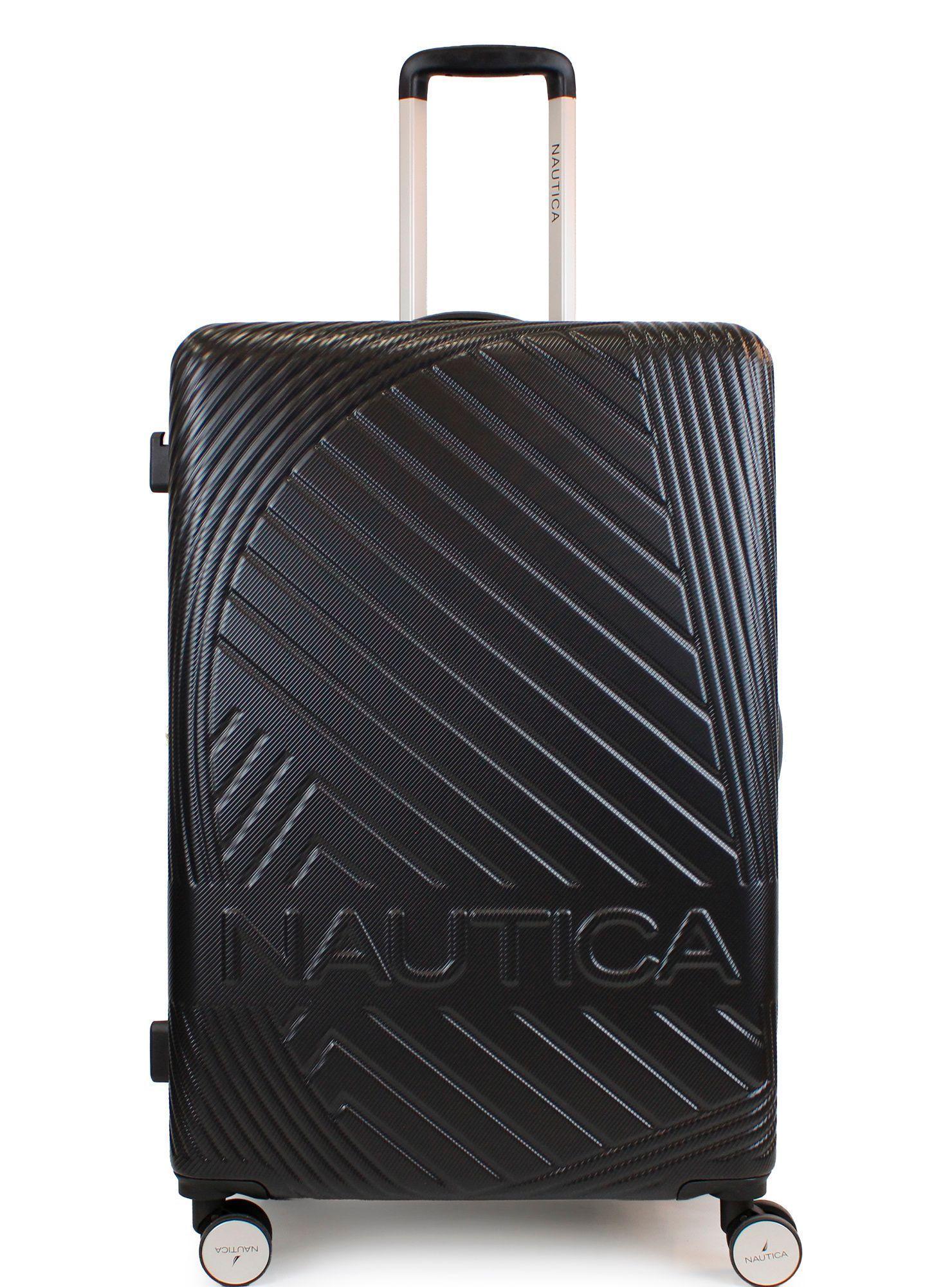 Pack 2 maletas Nautica S+L Bahamas 10kg y 23kg negra-3