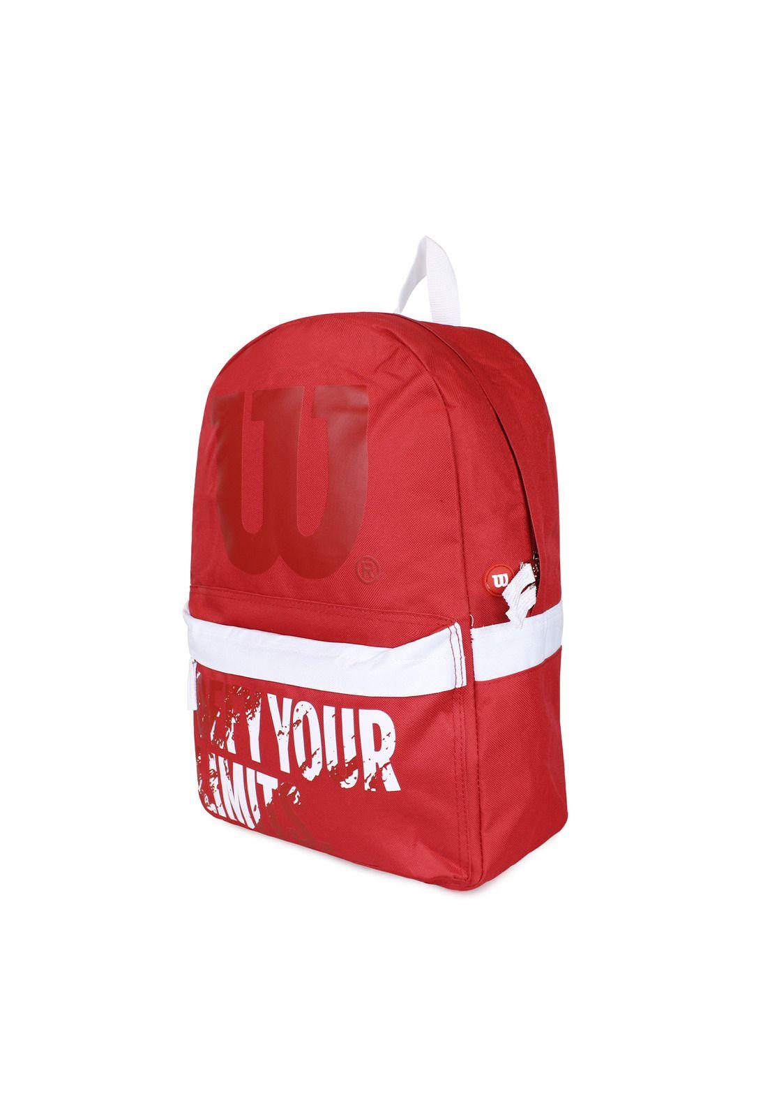 Pack Wilson Mochila Defy + Bandolera Harlem Roja-2