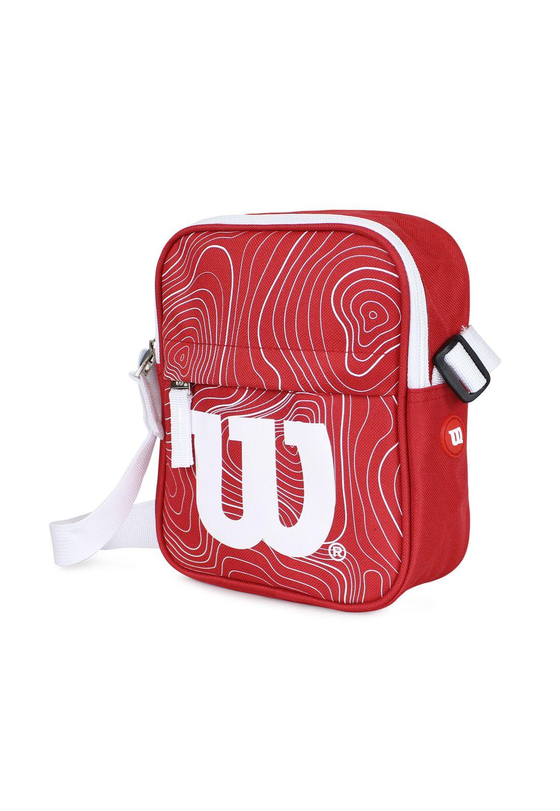 Pack Wilson Mochila Defy + Bandolera Harlem Roja-4