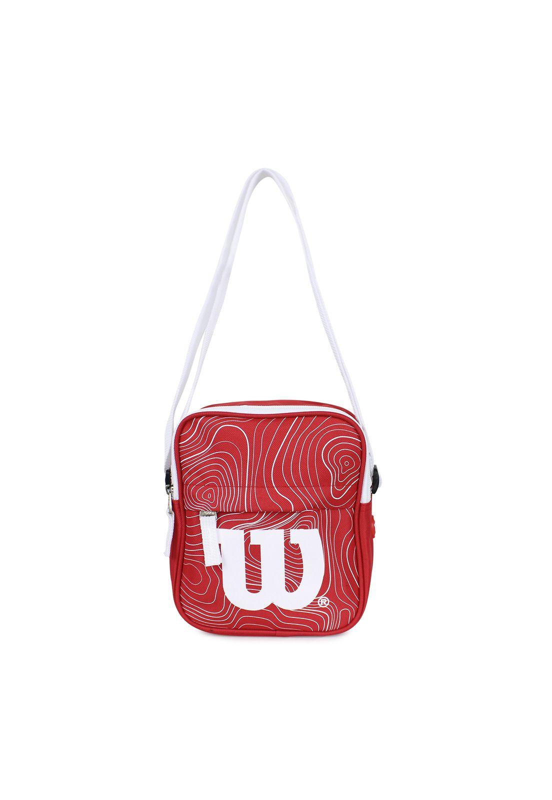 Pack Wilson Mochila Defy + Bandolera Harlem Roja-5