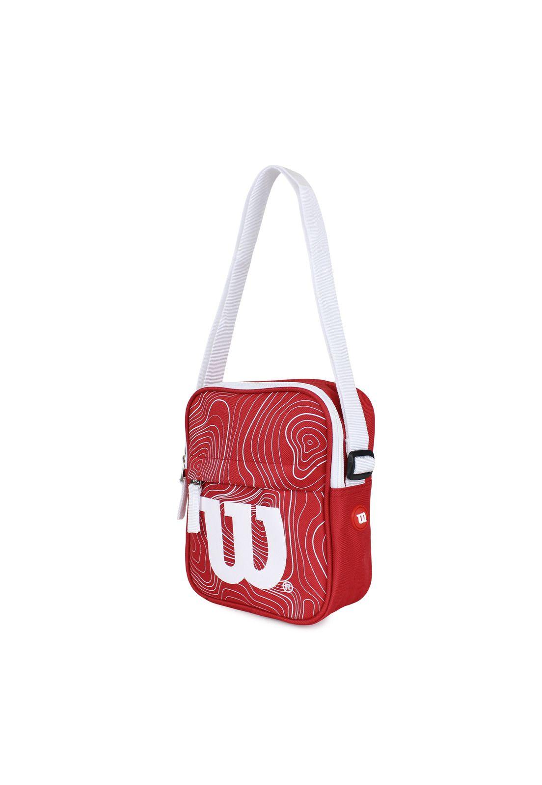 Pack Wilson Mochila Defy + Bandolera Harlem Roja-6