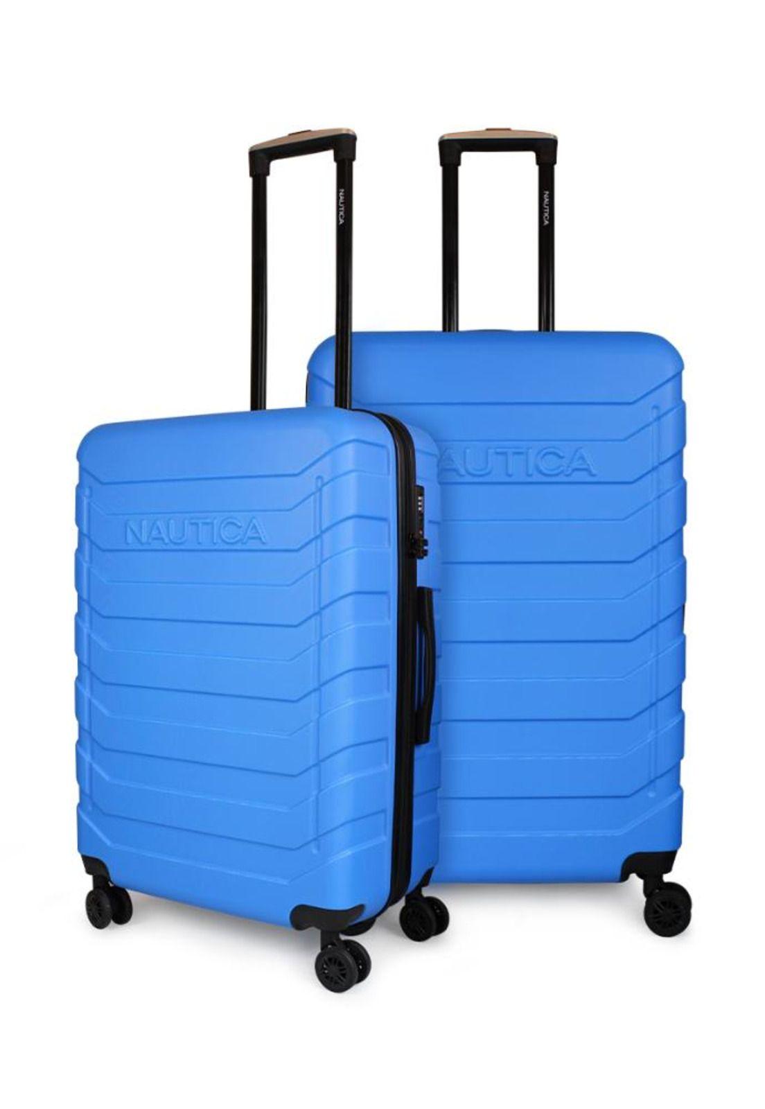 Pack 2 maletas Mediana 18kg + grande 23kg Soho azul rey Nautica-0