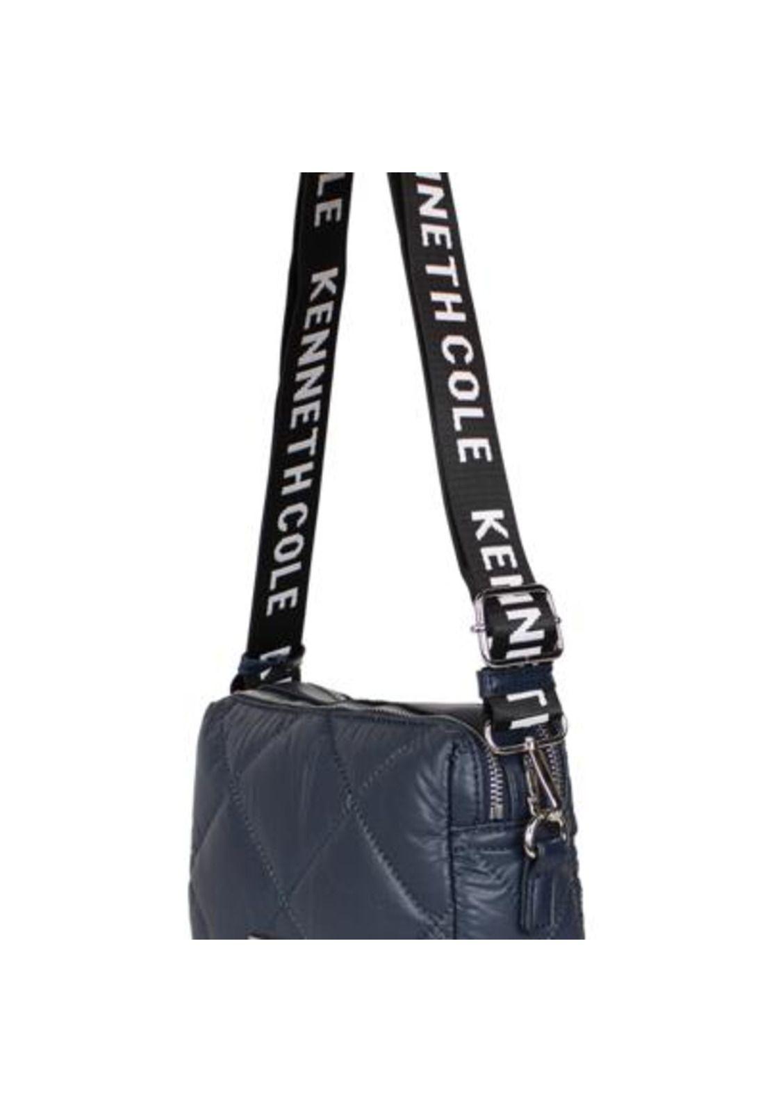 Cartera acolchada Peyton + billetera Abella azul Kenneth Cole-2