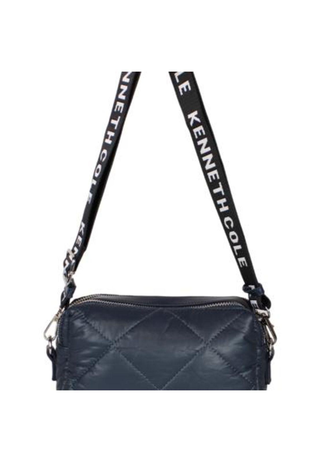 Cartera acolchada Peyton + billetera Abella azul Kenneth Cole-3