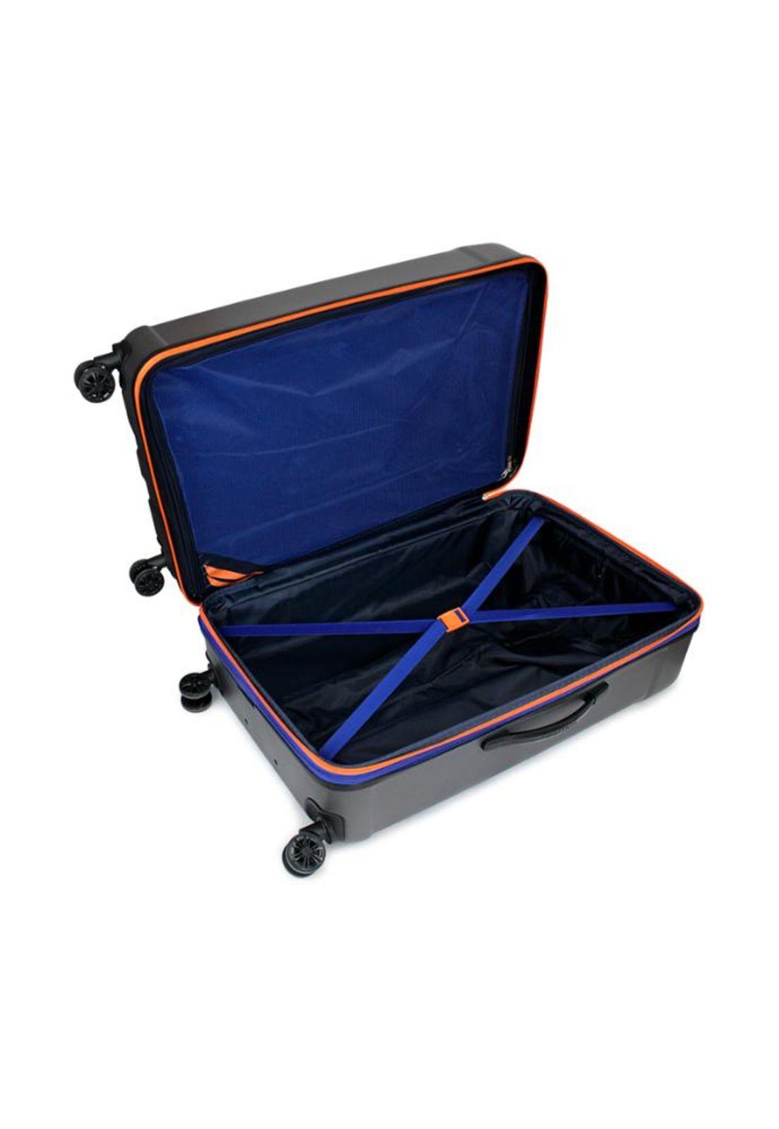 Maleta Mediana Prime 20kg gris Nautica-2