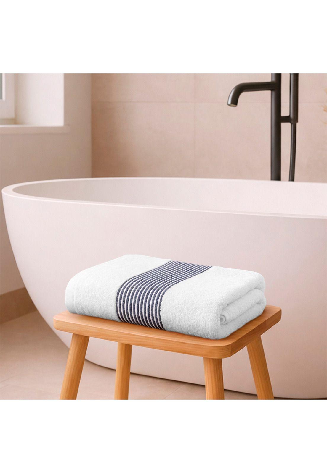 Toalla de Baño Cuerpo MAV Nautica Home 100% algodón suave 76x137cm azul-0