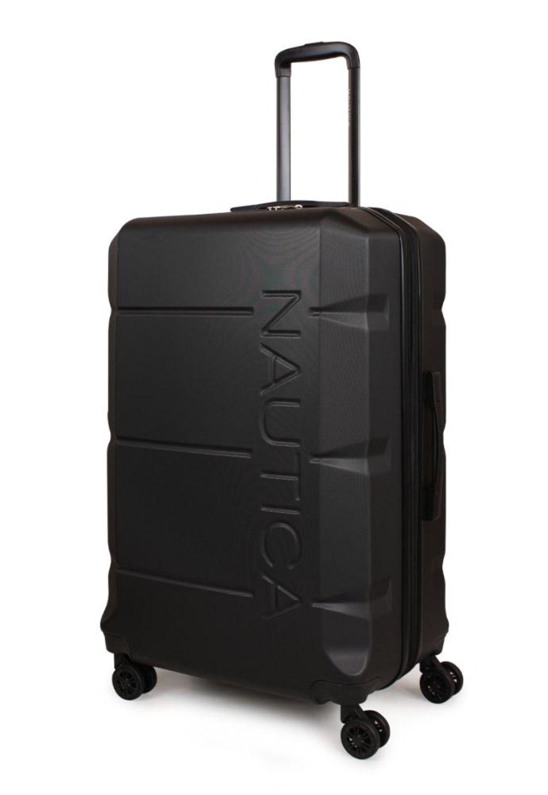 Pack 2 maletas Mediana 18kg + grande 23kg Marine negra Nautica-8