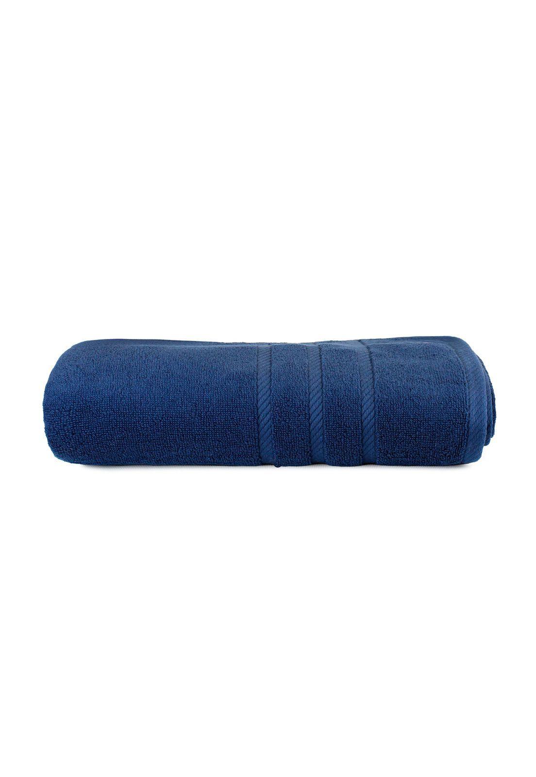 Toalla de Baño Cuerpo Nautica Home 100% algodón 76x137cm azul marino-2