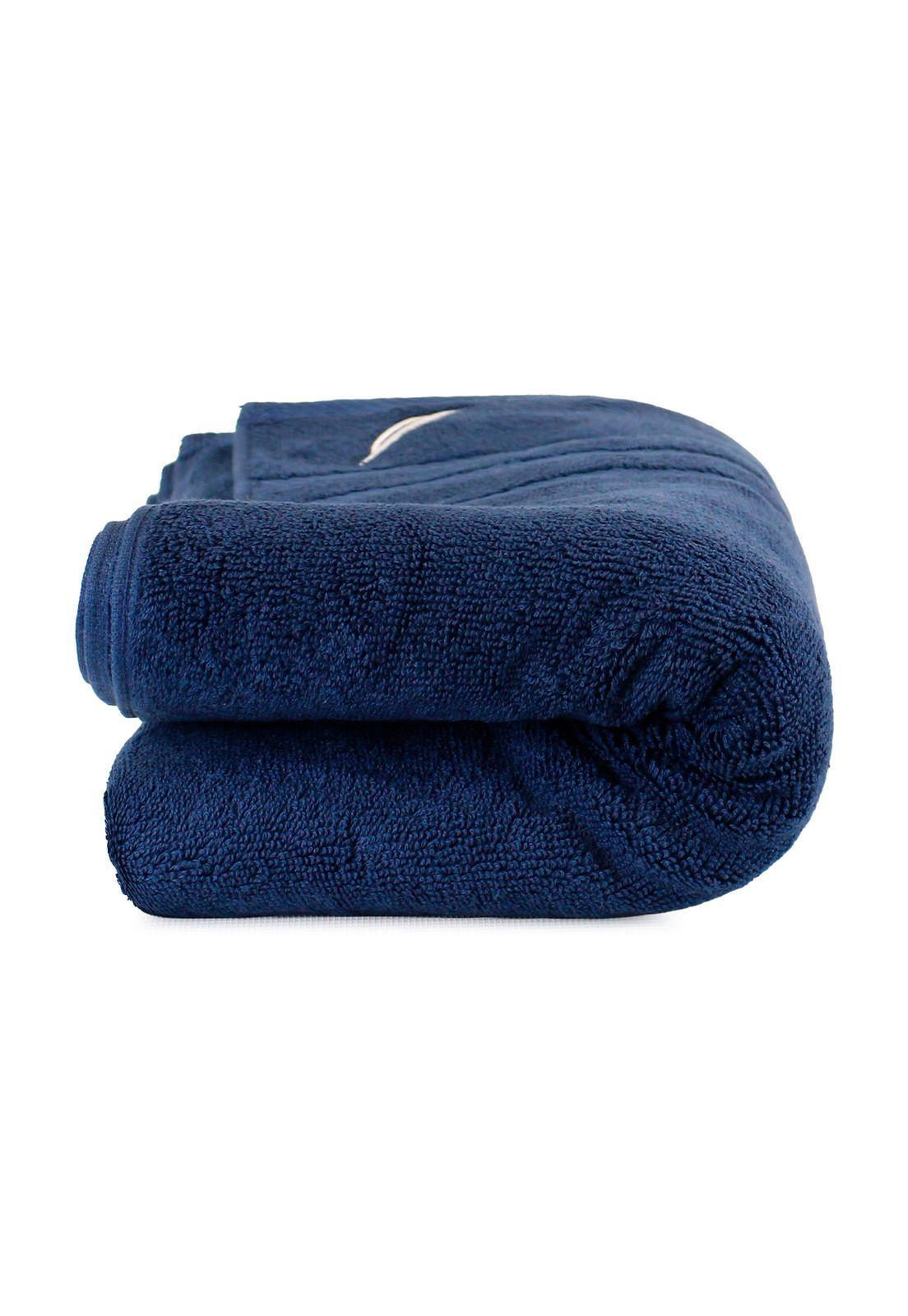 Toalla de Baño Cuerpo Nautica Home 100% algodón 76x137cm azul marino-3