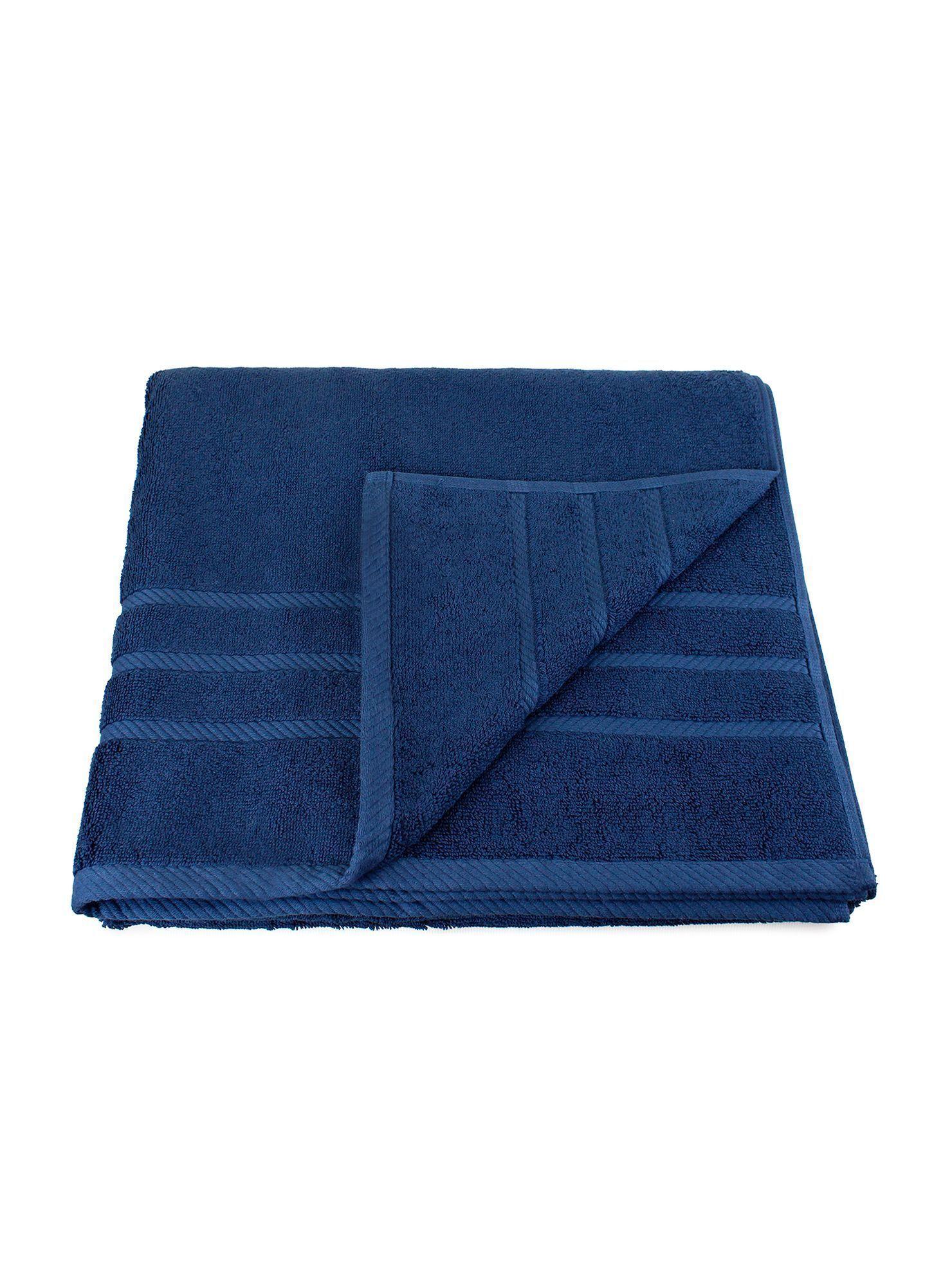 Toalla de Baño Cuerpo Nautica Home 100% algodón 76x137cm azul marino-4