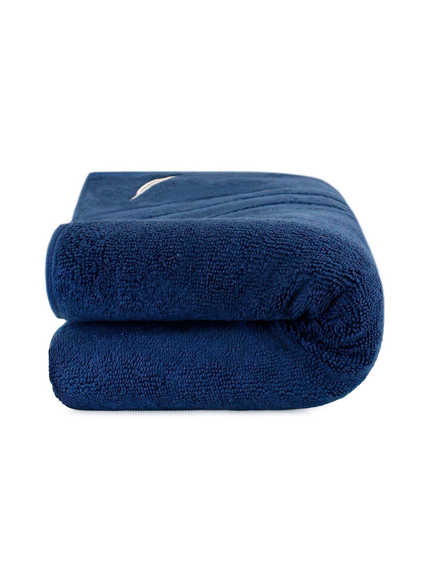 Toalla de Baño Cuerpo Nautica Home 100% algodón 76x137cm azul marino-5