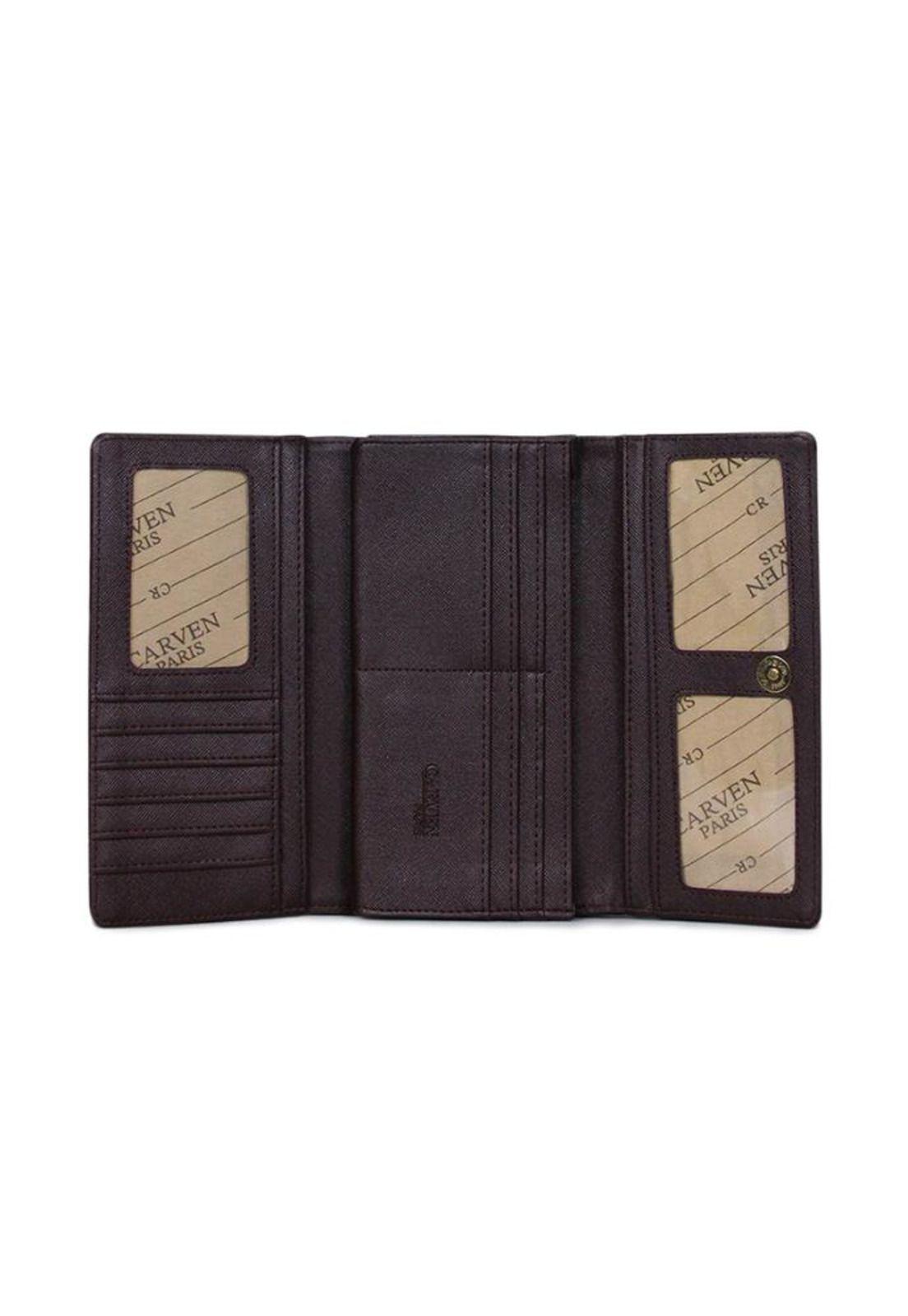 Billetera mujer Ainsa café Carven-3
