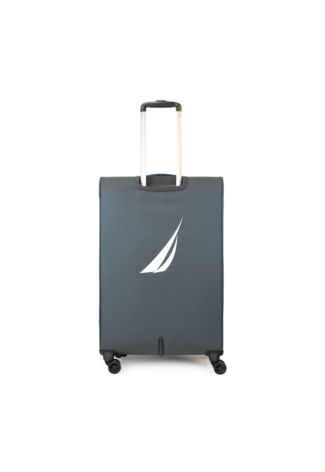 Maleta blanda de tela grande Nautica Munich L 23kg gris-7