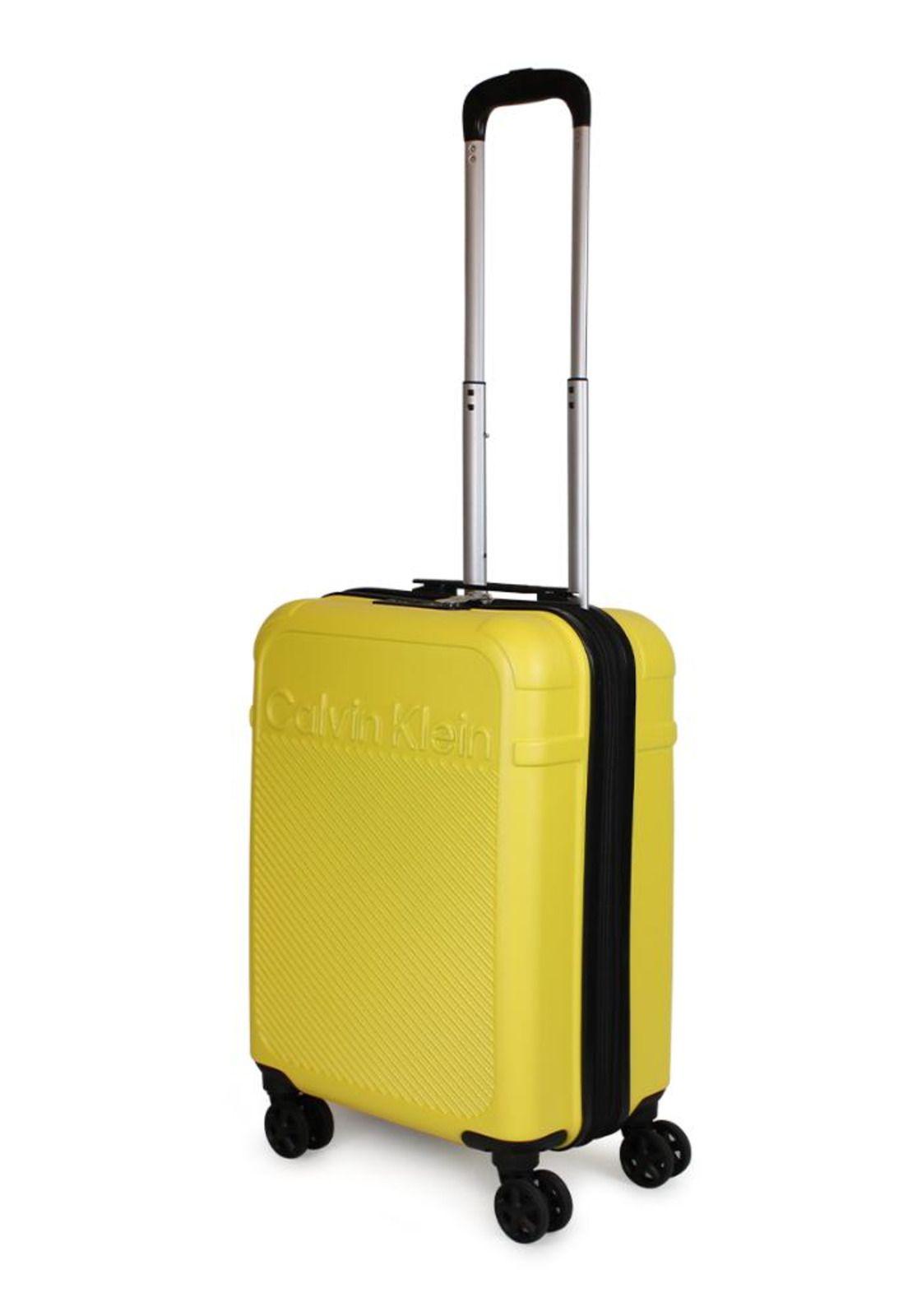 Maleta S de Cabina Expression 10kg amarilla Calvin Klein-5