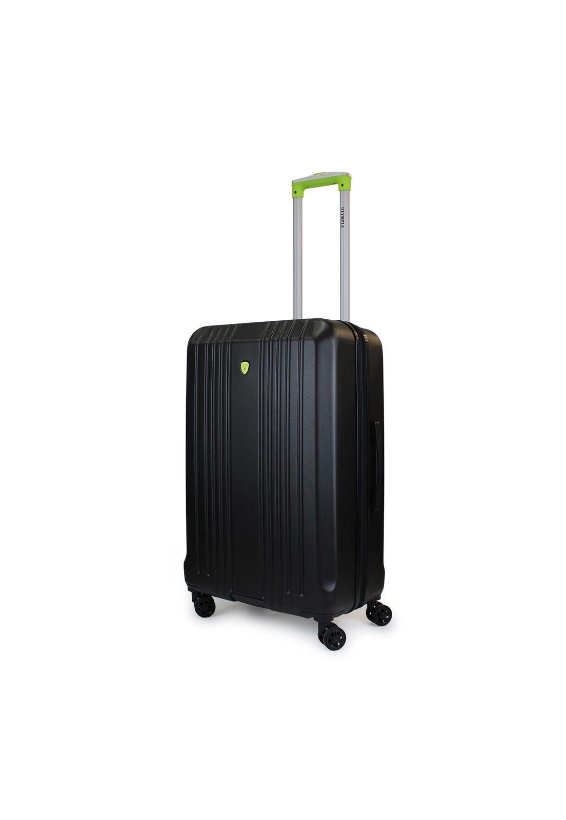 Set de 3 maletas S+M+L Olympia negro-verde-4
