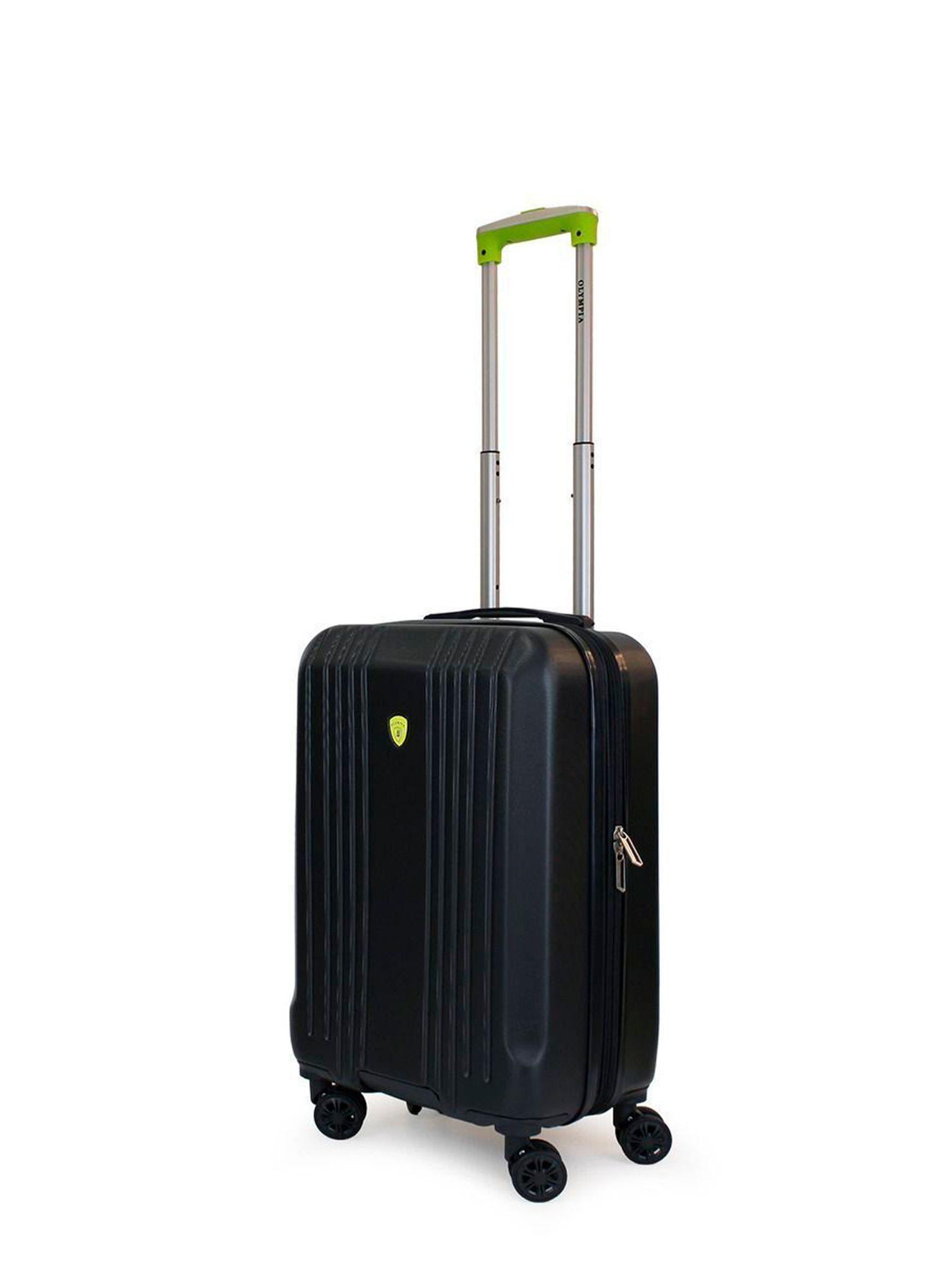 Set de 3 maletas S+M+L Olympia negro-verde-2