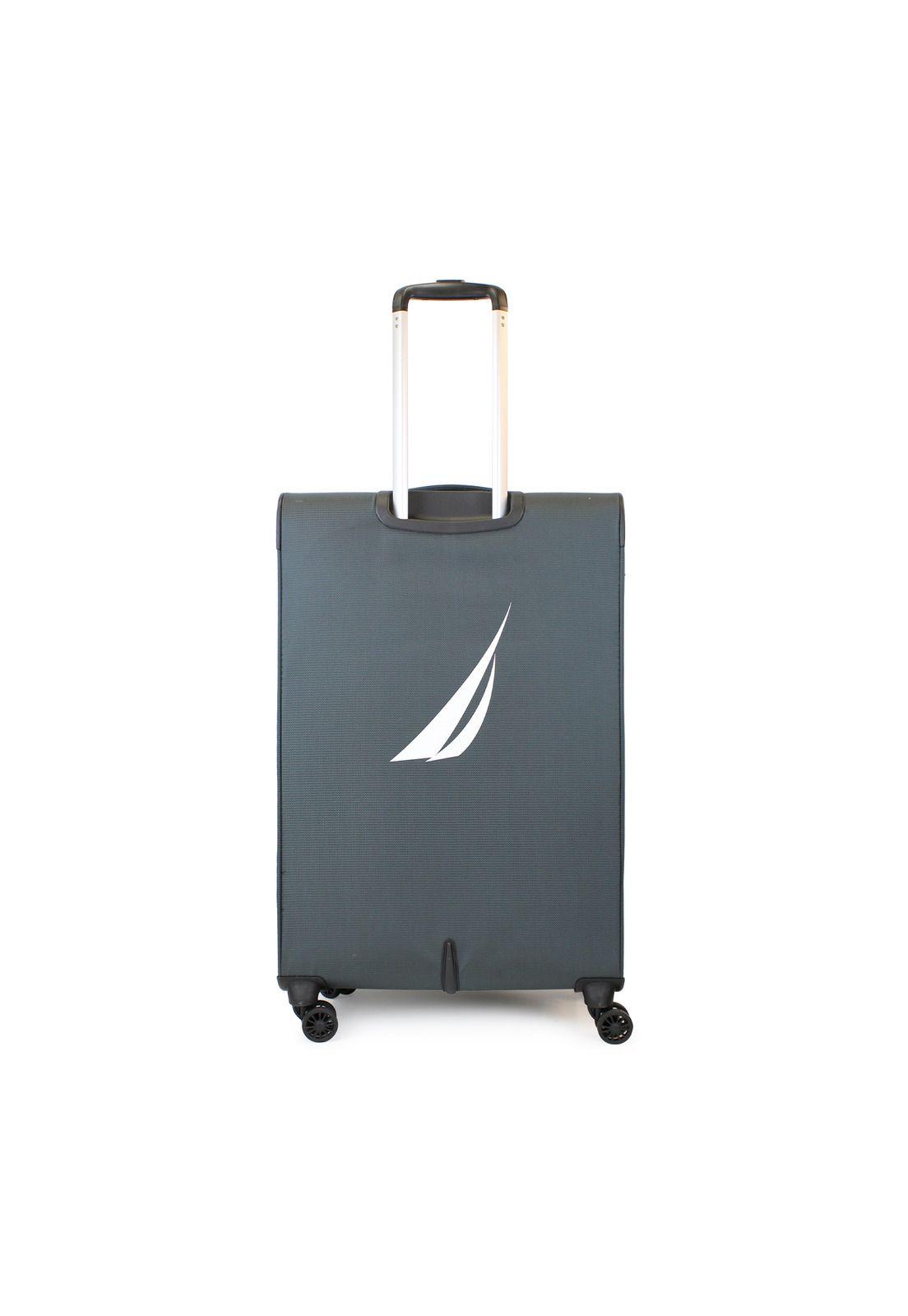 Set de 3 maletas de tela S+M+L Nautica Munich gris-7