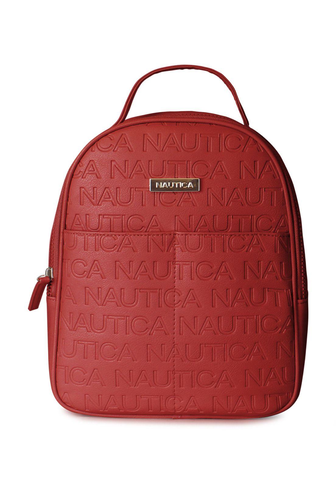 Pack Nautica Mochila Queen + Cartera Lady roja-4