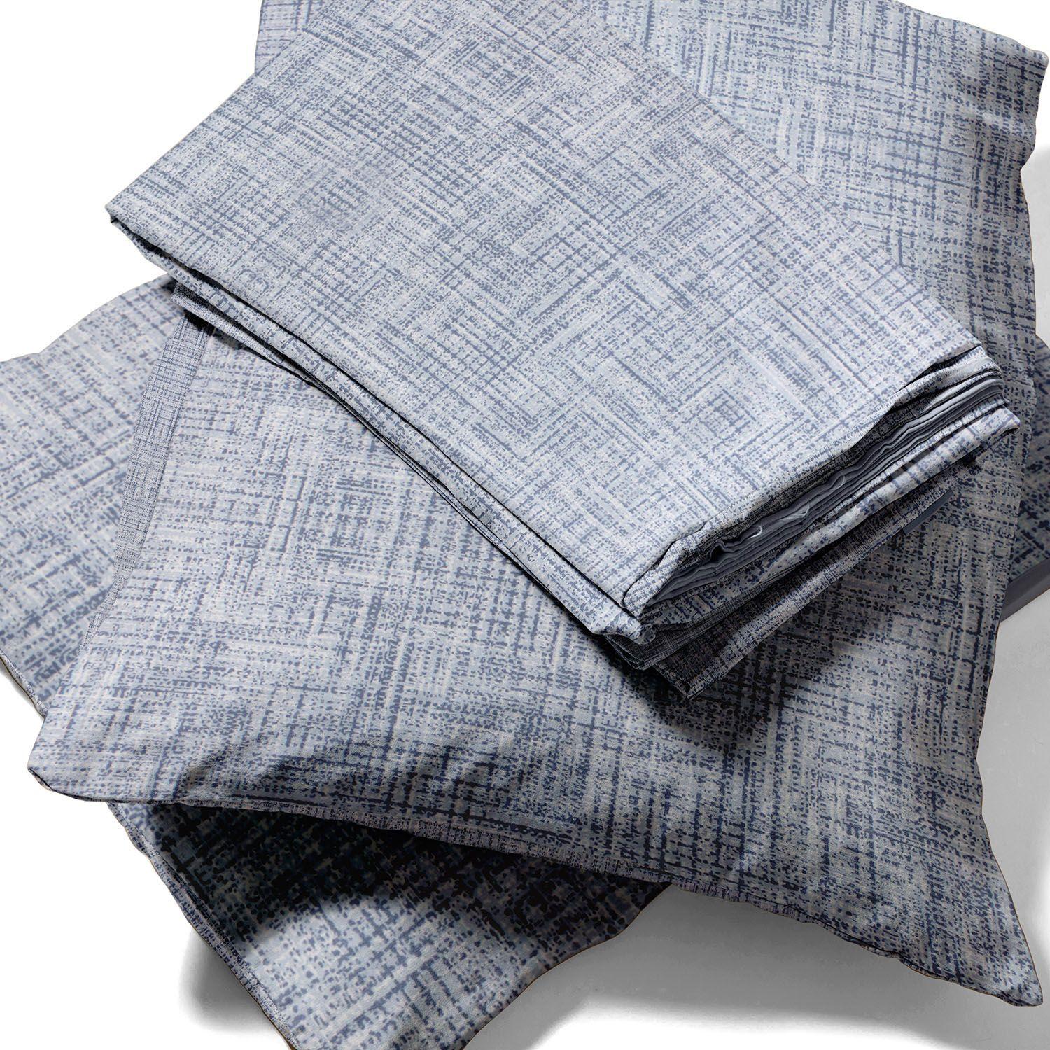 Juego de Sábanas Nautica 3piezas microfibra 1,5 Plazas tonos azules-2