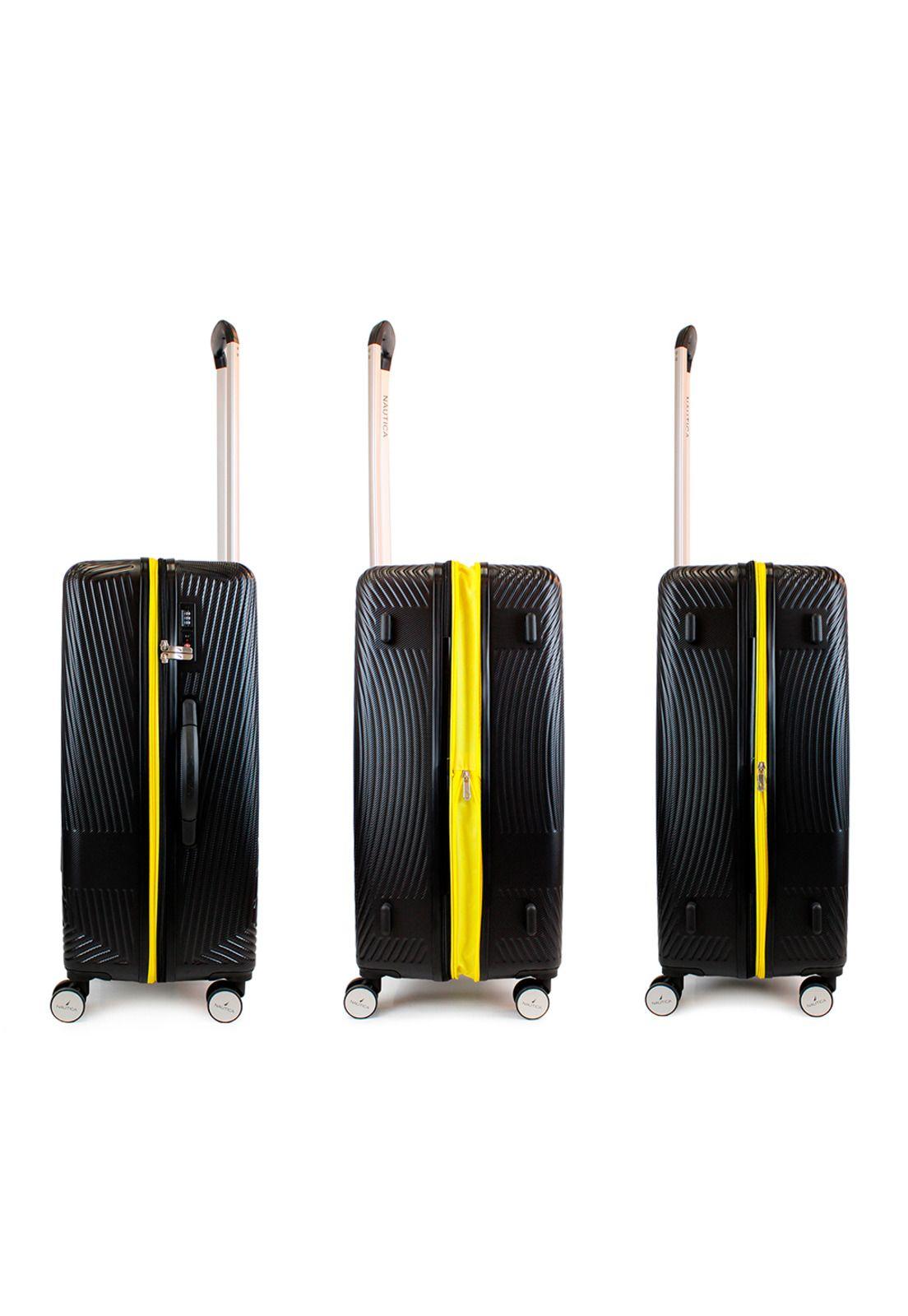 Pack 2 maletas Nautica S+M Bahamas 10kg y 20kg negra-5