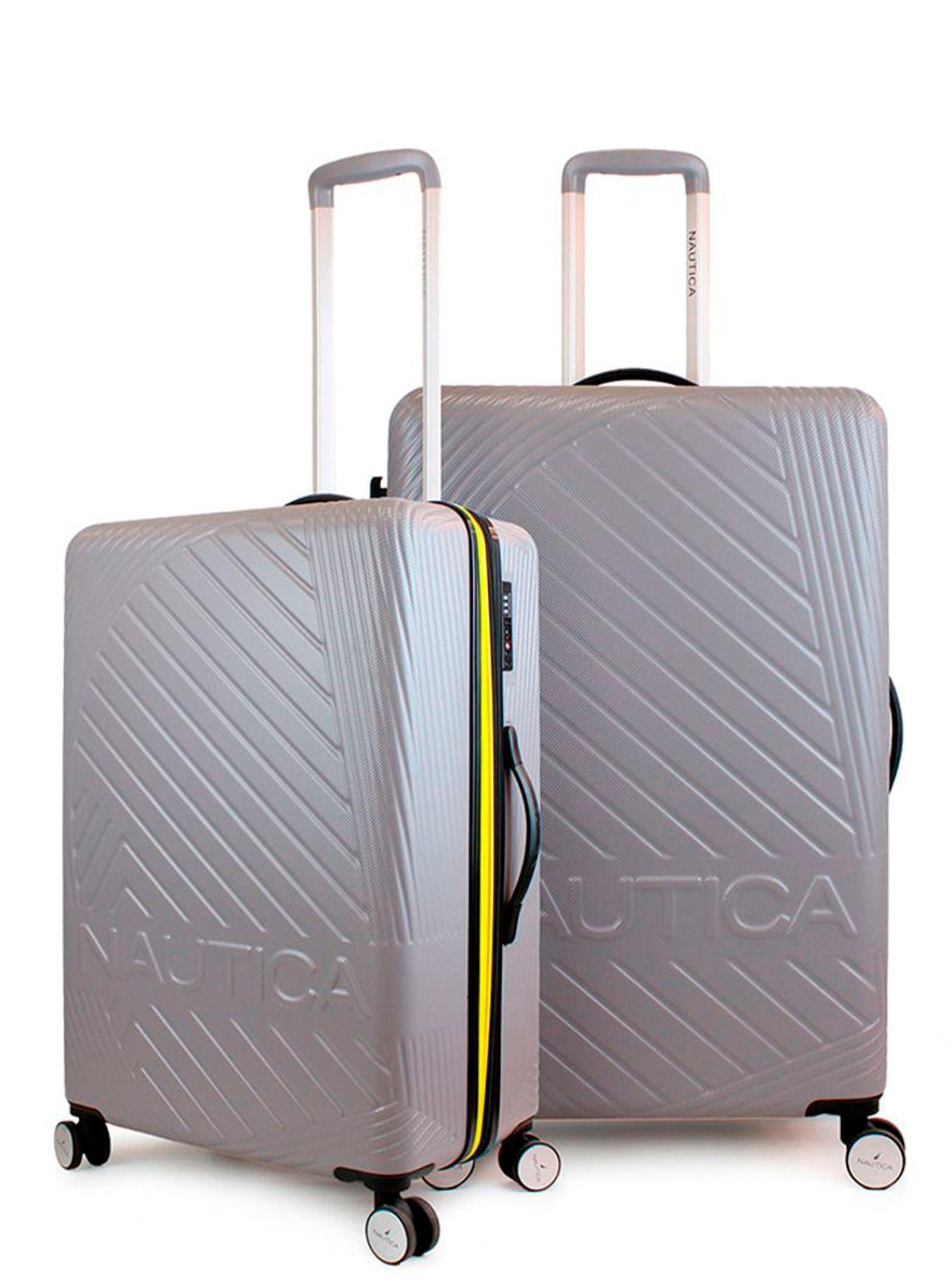 Pack 2 maletas Nautica M+L Bahamas 20kg y 23kg gris-0
