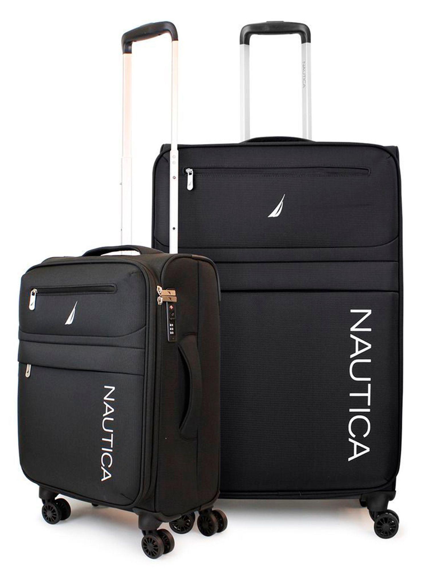 Pack 2 maletas blandas de tela S+L Nautica Munich 10k y 23k negra-0