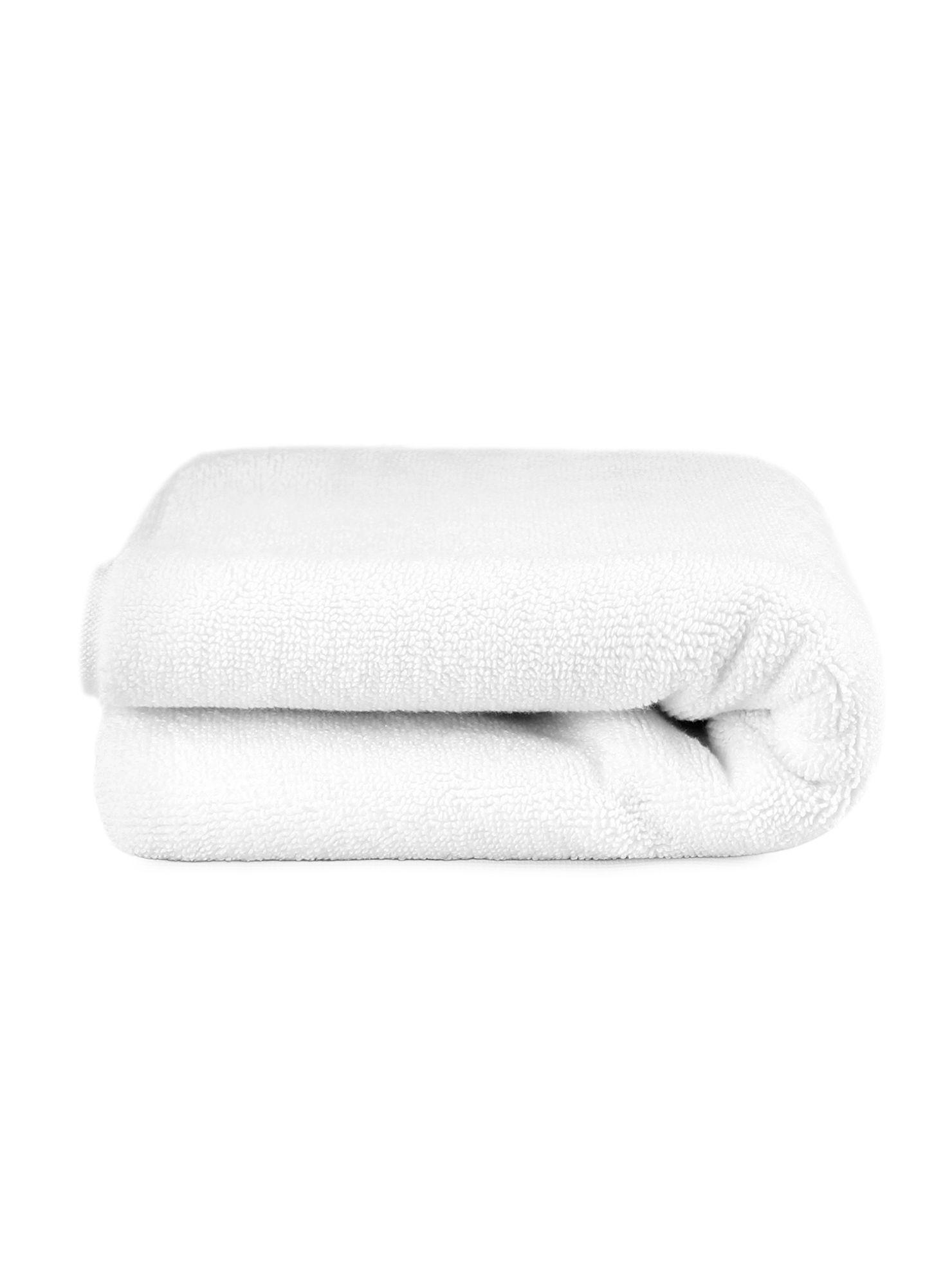 Toalla de mano Nautica 100% algodón textura esponjosa blanca-2