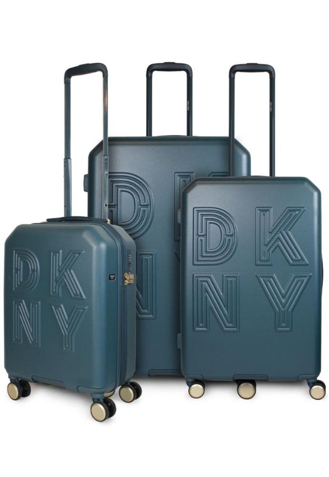 Set de 3 Maletas Donna Karan Lucerna S+M+L azul DKNY-0