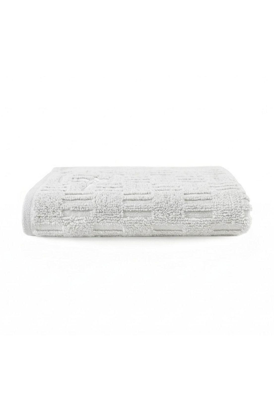 Toalla de cara SAVOY Nautica 100% algodón 30x50cm hipoalergénica gris-2