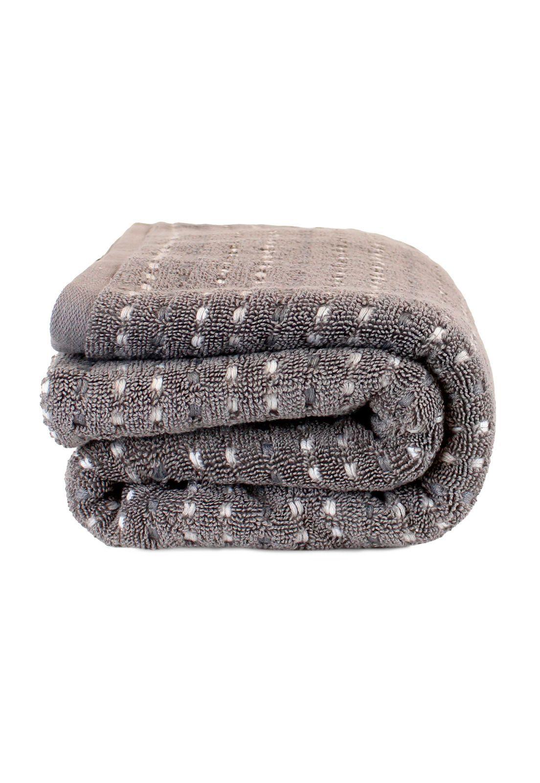 Toalla de Baño Stripe Nautica Home 100% algodón76x137cm gris-3