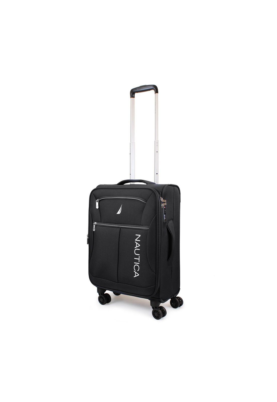 Maleta de tela S de cabina Nautica Valencia 10kg negra-5