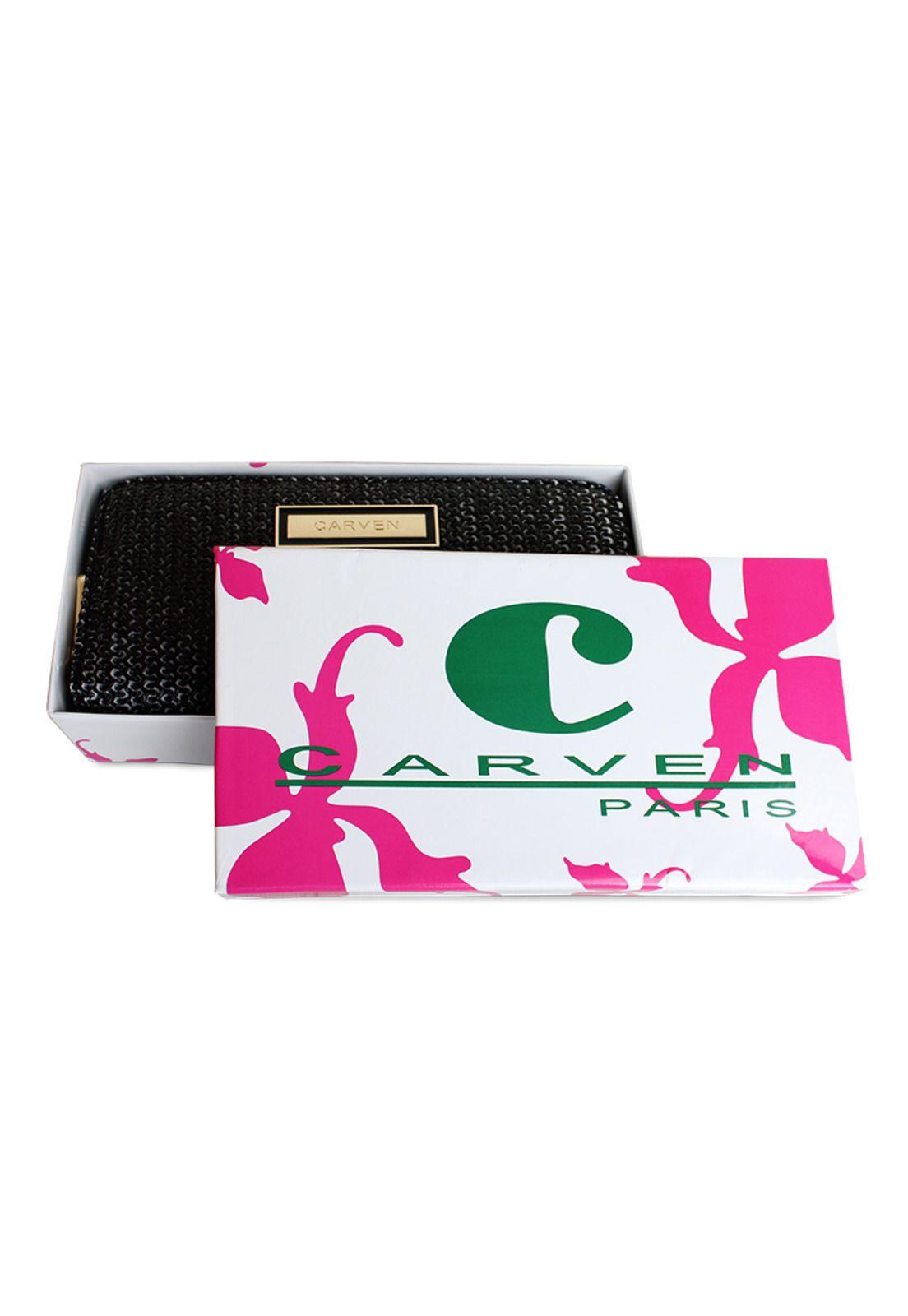 Billetera mujer Lidia negra Carven Paris-4