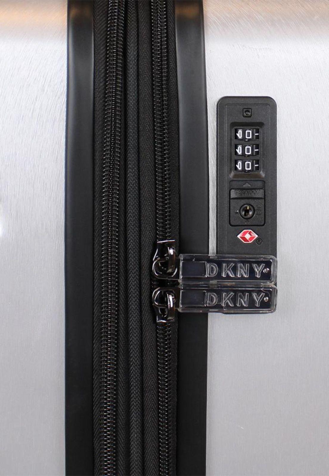 Set 3 maletas Donna Karan New Yorker cabina S+M+L gris DKNY-1