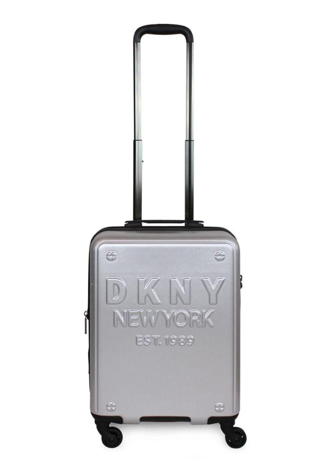Set 3 maletas Donna Karan New Yorker cabina S+M+L gris DKNY-6