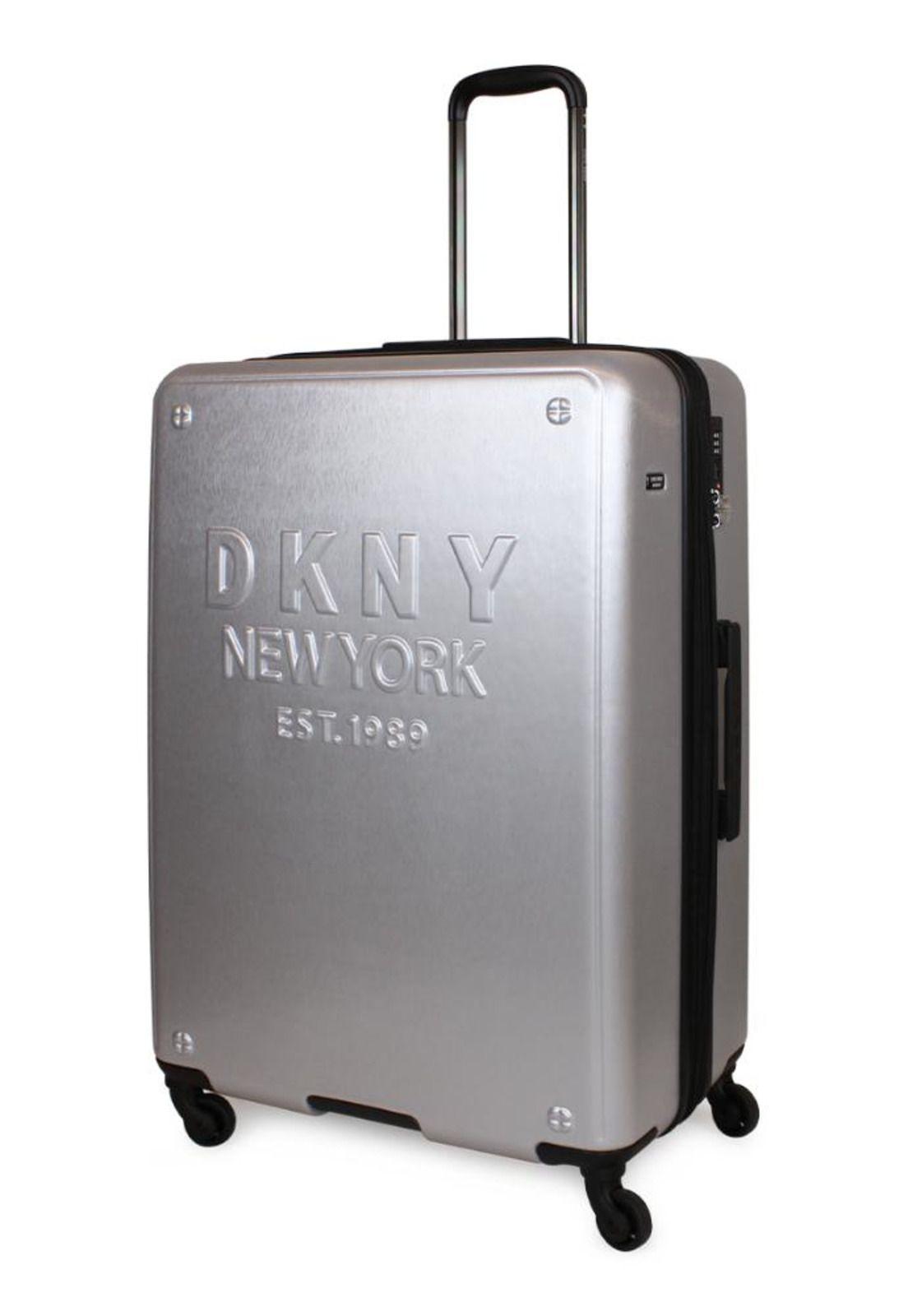 Set 3 maletas Donna Karan New Yorker cabina S+M+L gris DKNY-8