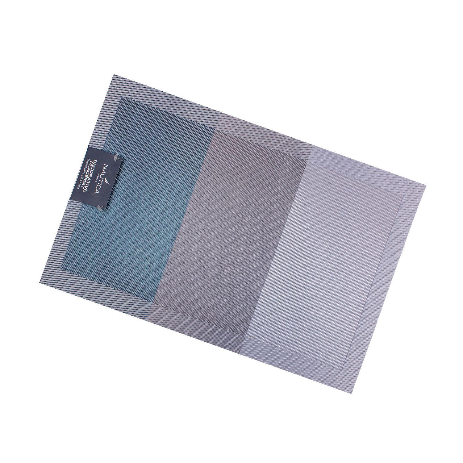 Pack 4 Individuales de mesa Nautica Home 45x30cm degrade azul-2