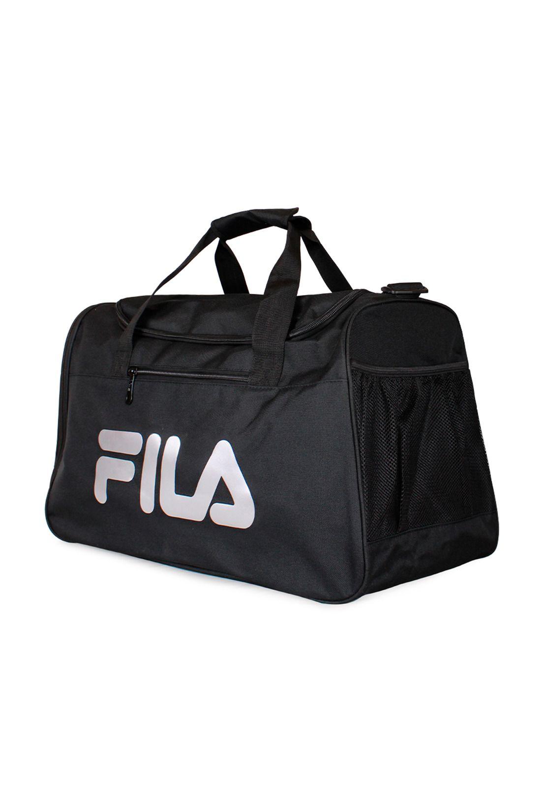 Bolso FILA Verona 71 lts silver + Candado-3