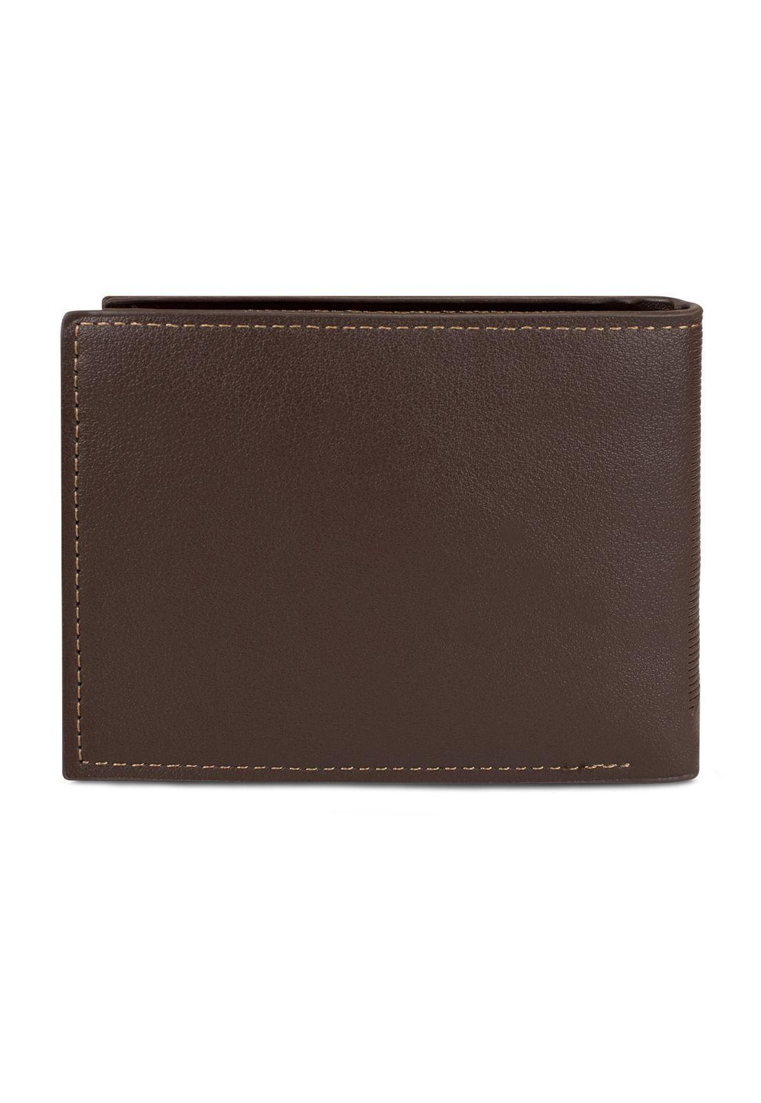 Billetera hombre Enzo café con monedero Carven Paris-4