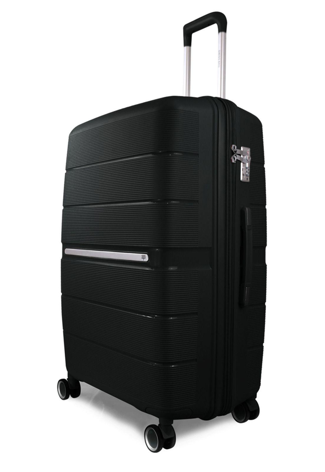 Maleta mediana Xpos negra + morral de regalo Swiss Bag-2