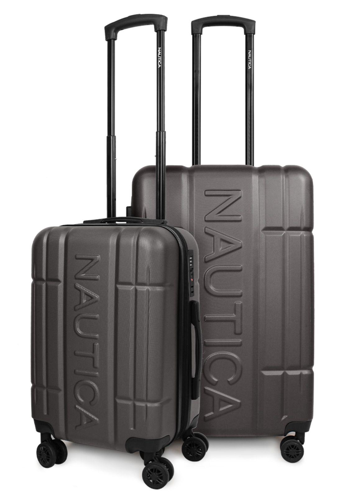Pack 2 maletas S+M Amsterdam 10 y 20kg gris Nautica-0
