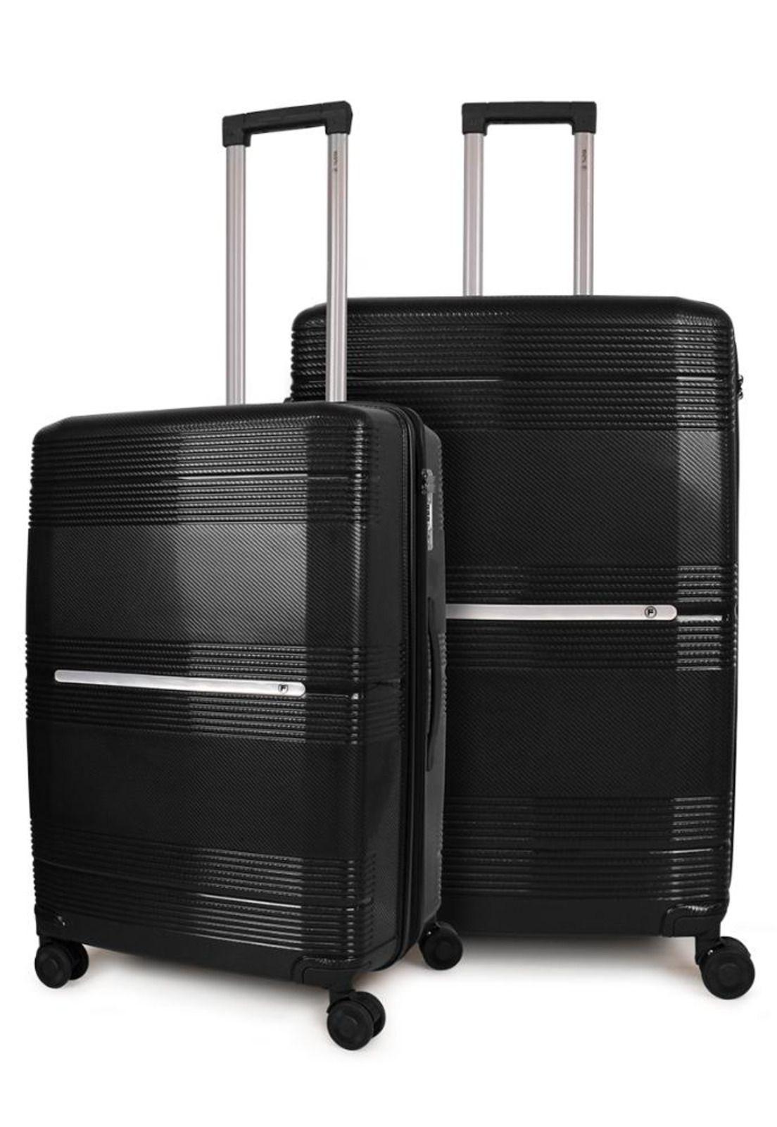 Pack 2 Maletas M+L negra CHIC F la Maleta de Chile-0