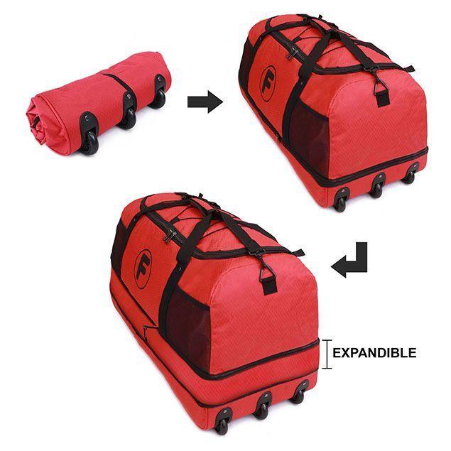 Bolso XL Goliat Rojo + Candado-4