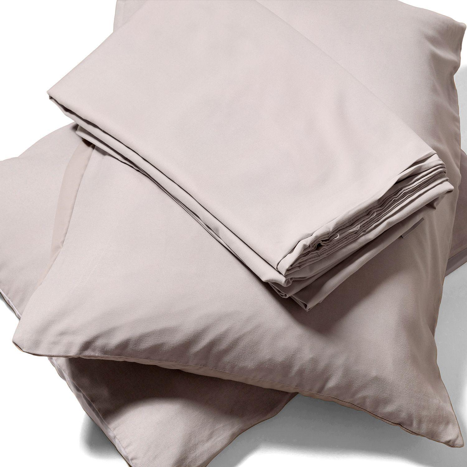 Juego de sábanas Nautica 3piezas microfibra 1,5 plazas café-2