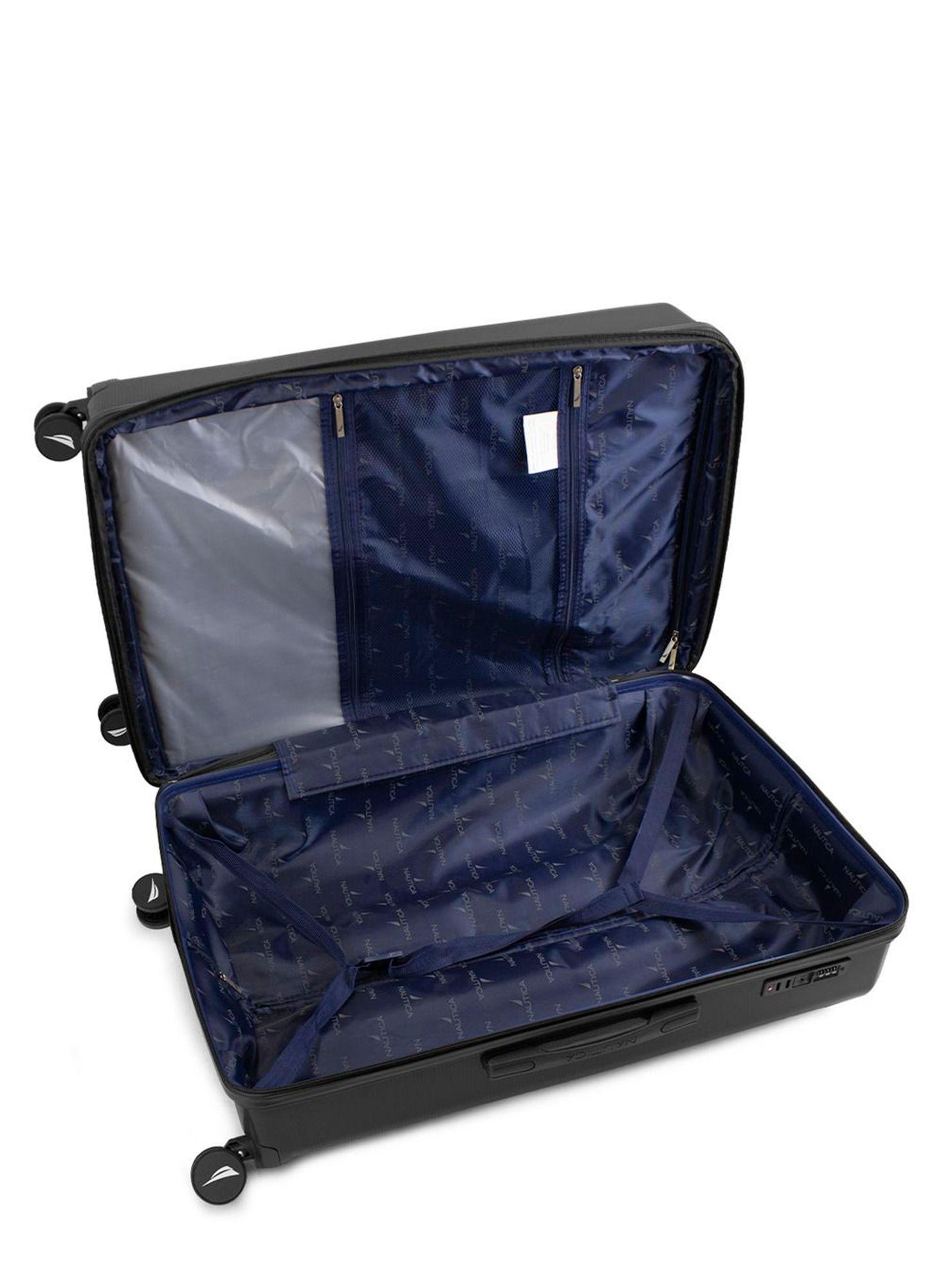 Set 3 Maletas Nautica Niza S+M+L Cabina 10k Mediana 20k y Grande 23k negra-1